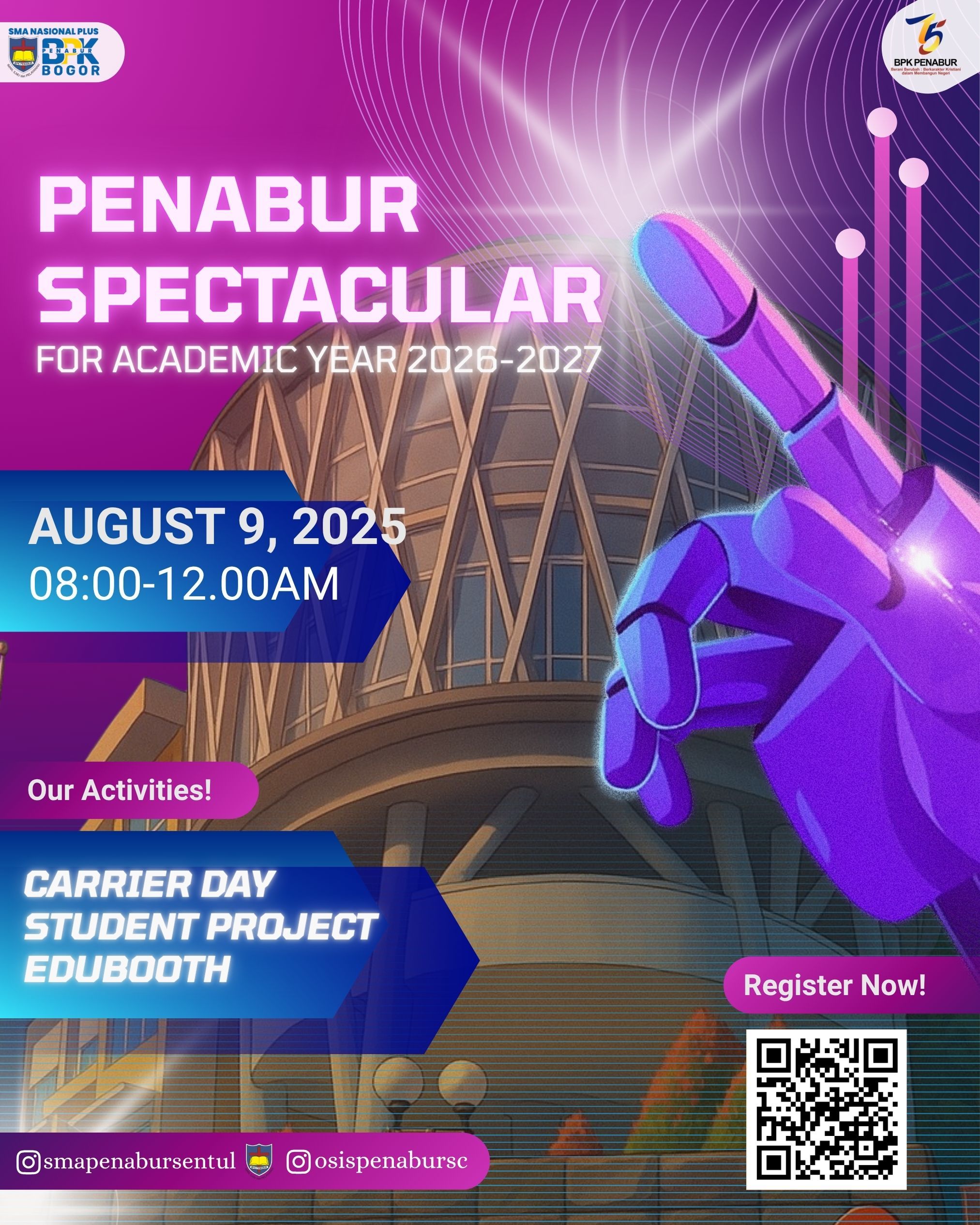 PENABUR SPECTACULAR at SMA Nasional Plus BPK PENABUR Sentul City, Bogor